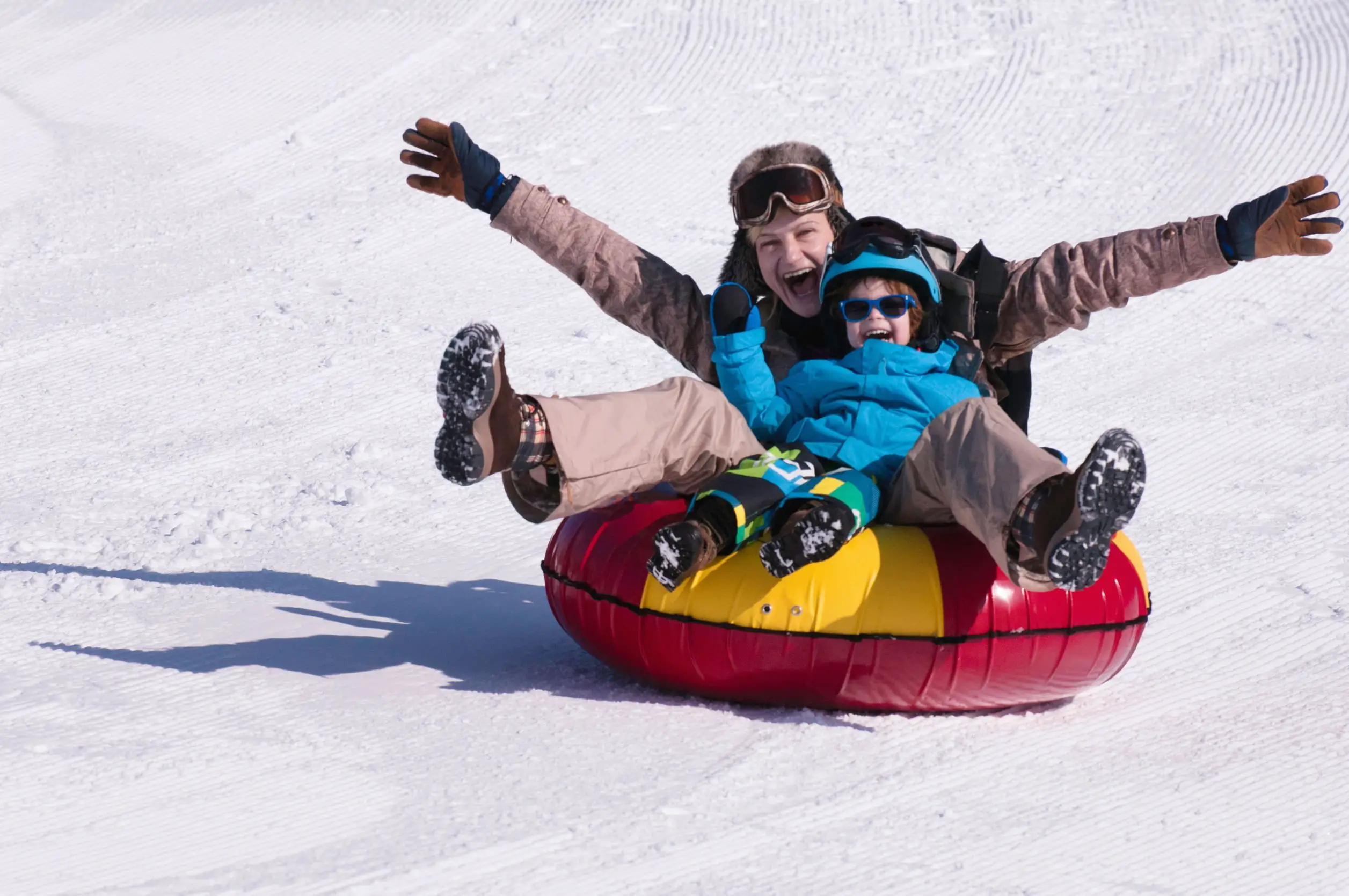 Family Snow Tubing in Asheville WNC