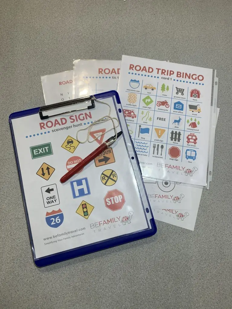 printable road trip games