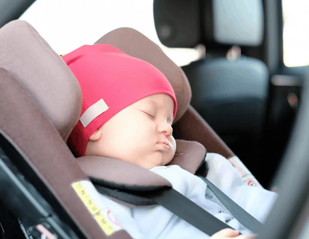 Road Trip With A Baby Asleep