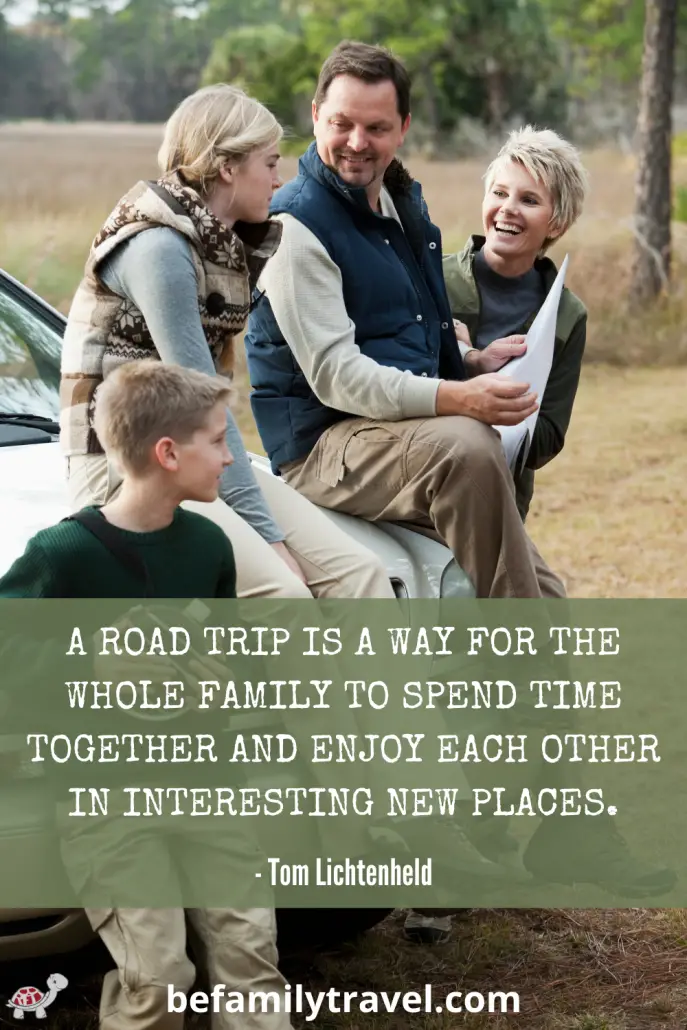 Family Road Trip Travel Quote