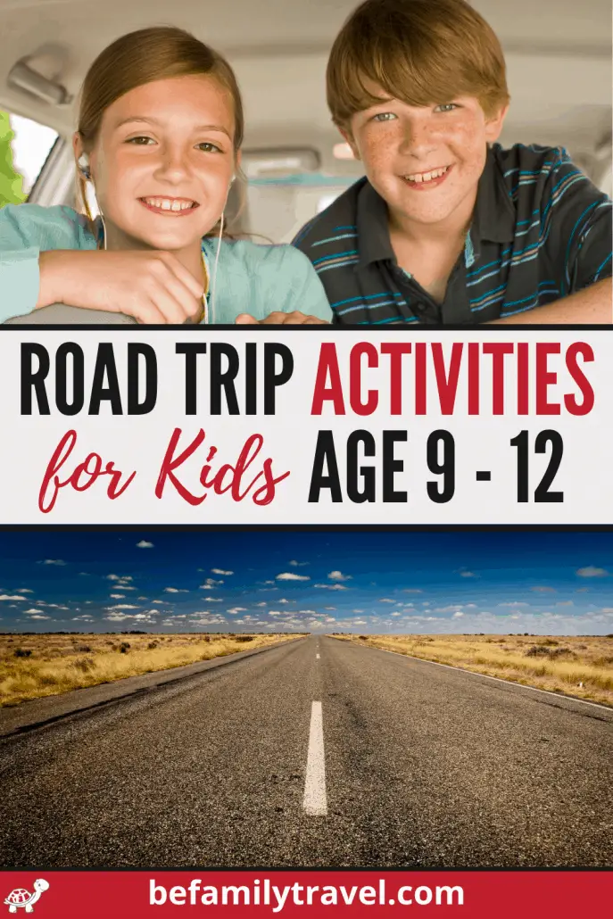 Road Trip Activities for Kids Age 9-12