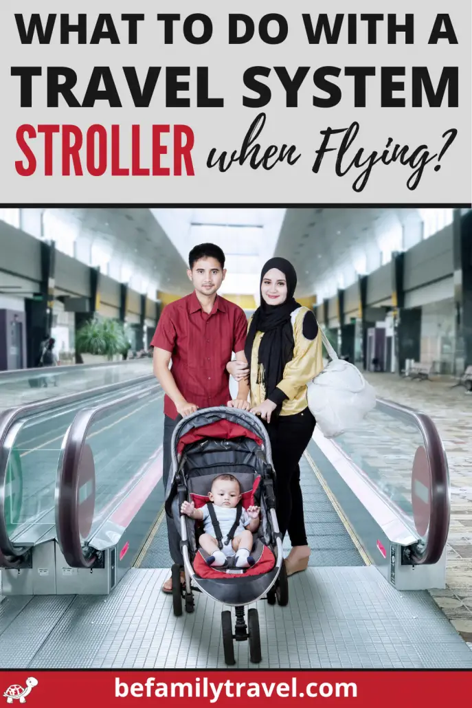 what to do with stroller when flying