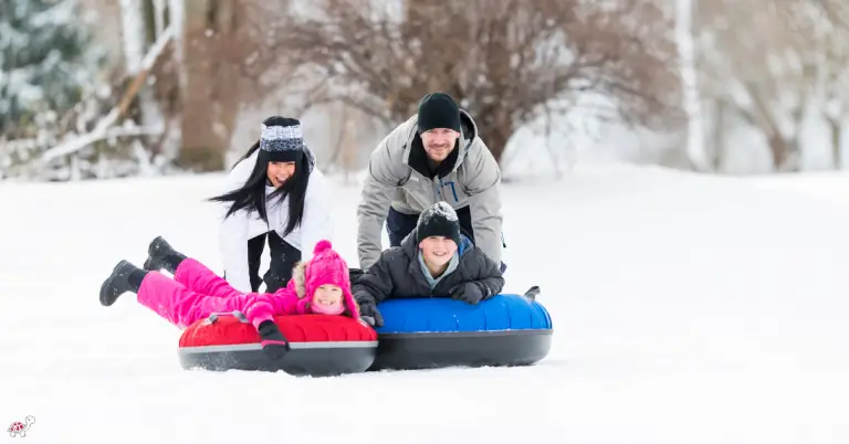 Snow Tubing in Pennsylvania with Children